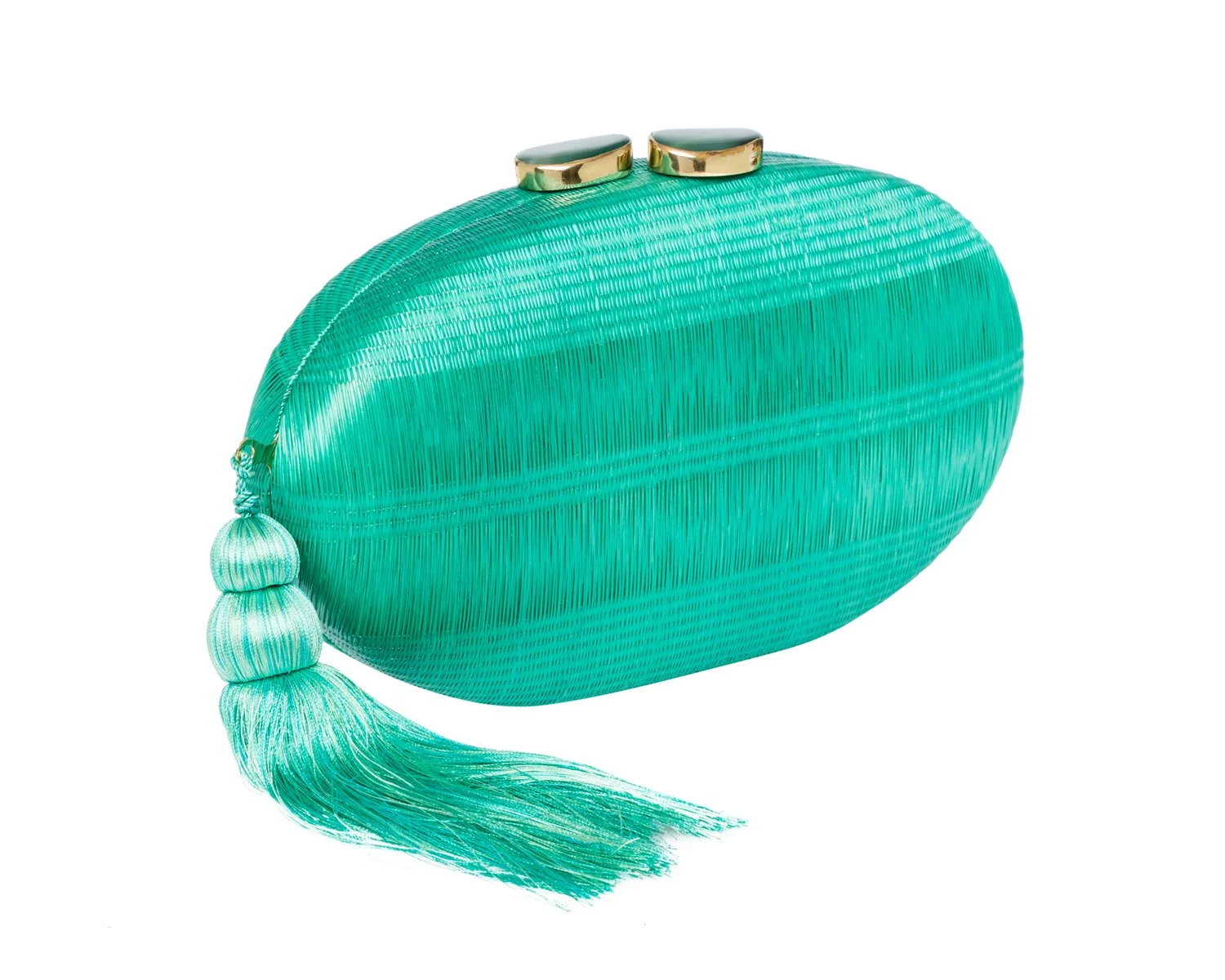 クラッチバッグ RABANNE Woman Clutch Green 25ESS0137PLX167 M390 JOANNA Ellipse Clutch - Green — RAFE New York